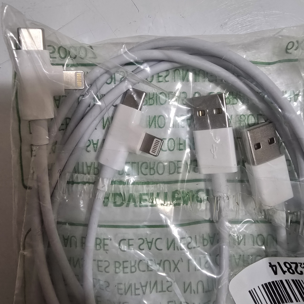 White USB Charging Cable
